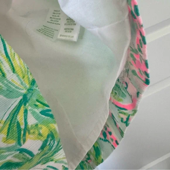 Lilly Pulitzer Mini Mila Shift Dress in Seasalt Blue on Parade Girls’ Size 12 - Picture 7 of 13